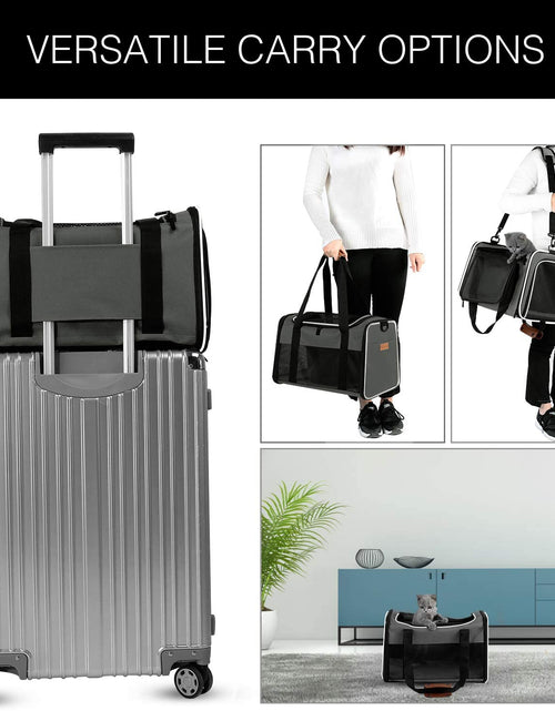 Load image into Gallery viewer, Cat Carrier - Portable Foldable Dog Pet Carrier, Soft-Sided Pet Bag up to 22 Lbs, Airline Approved Travel Puppy Carrier
