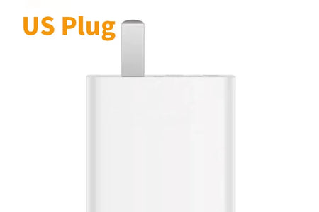 33W USB Fast Charger Quick Charge 3.0 USB Type C Cable 6A for Xiaomi Redmi Note 13/12 Iphone Samsung Mobile Phone Charge Adapter