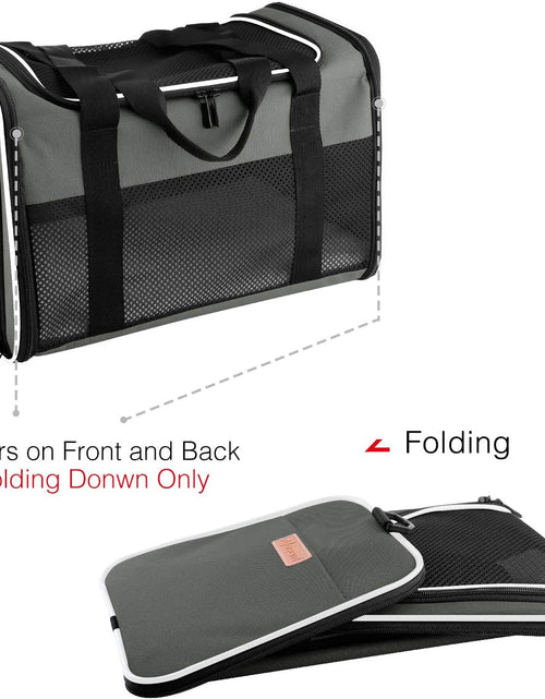 Load image into Gallery viewer, Cat Carrier - Portable Foldable Dog Pet Carrier, Soft-Sided Pet Bag up to 22 Lbs, Airline Approved Travel Puppy Carrier
