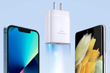 USB C Charger Block,  25W Super Fast Charger Type C Charging Block Compatible Iphone 15/14/13 Pro/12 Mini/11 Pro Max/Xs/Xr/Se/Ipad Pro, Samsung S23/S22 Ultra/S21 Plus/S20 FE-3 Pack White