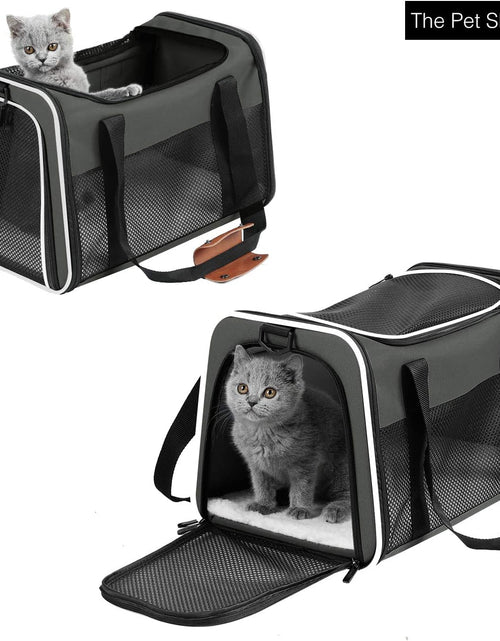 Load image into Gallery viewer, Cat Carrier - Portable Foldable Dog Pet Carrier, Soft-Sided Pet Bag up to 22 Lbs, Airline Approved Travel Puppy Carrier
