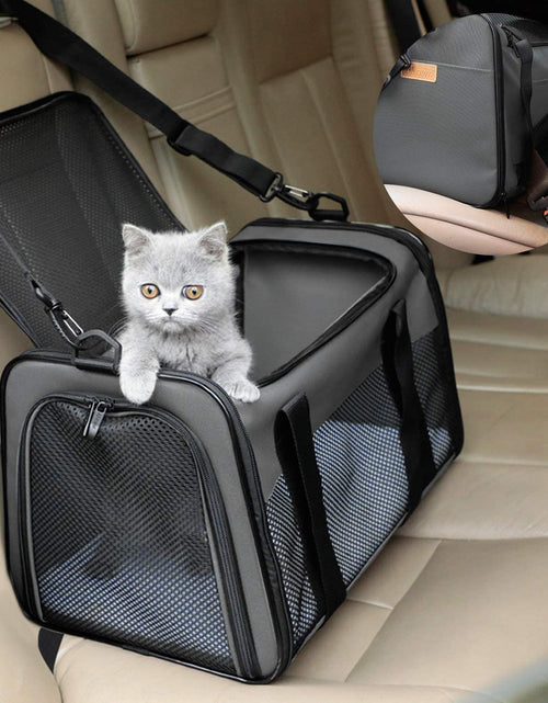 Load image into Gallery viewer, Cat Carrier - Portable Foldable Dog Pet Carrier, Soft-Sided Pet Bag up to 22 Lbs, Airline Approved Travel Puppy Carrier

