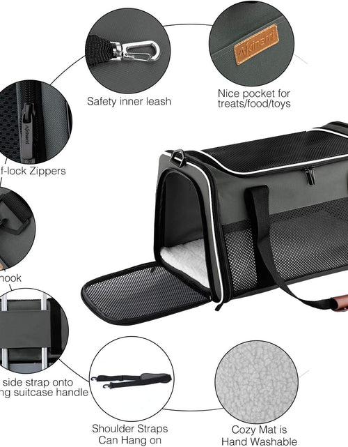 Load image into Gallery viewer, Cat Carrier - Portable Foldable Dog Pet Carrier, Soft-Sided Pet Bag up to 22 Lbs, Airline Approved Travel Puppy Carrier
